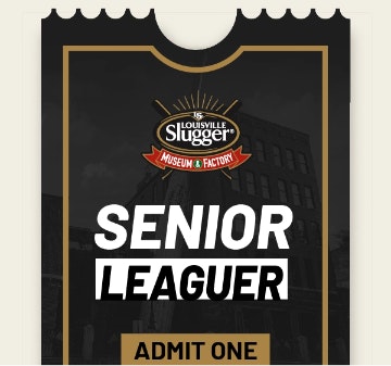 Senior Leaguer Admission Ticket