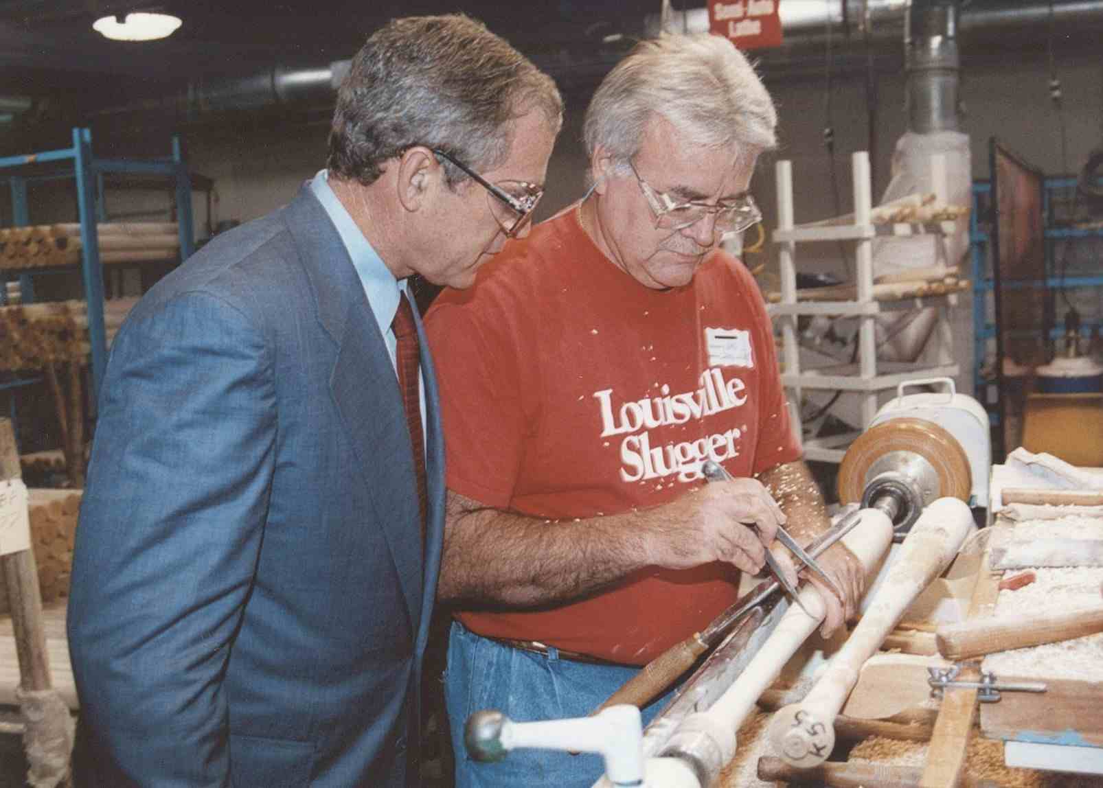 Louisville Slugger Museum Factory Blogs Presidential Pastime 5bush07 3 1