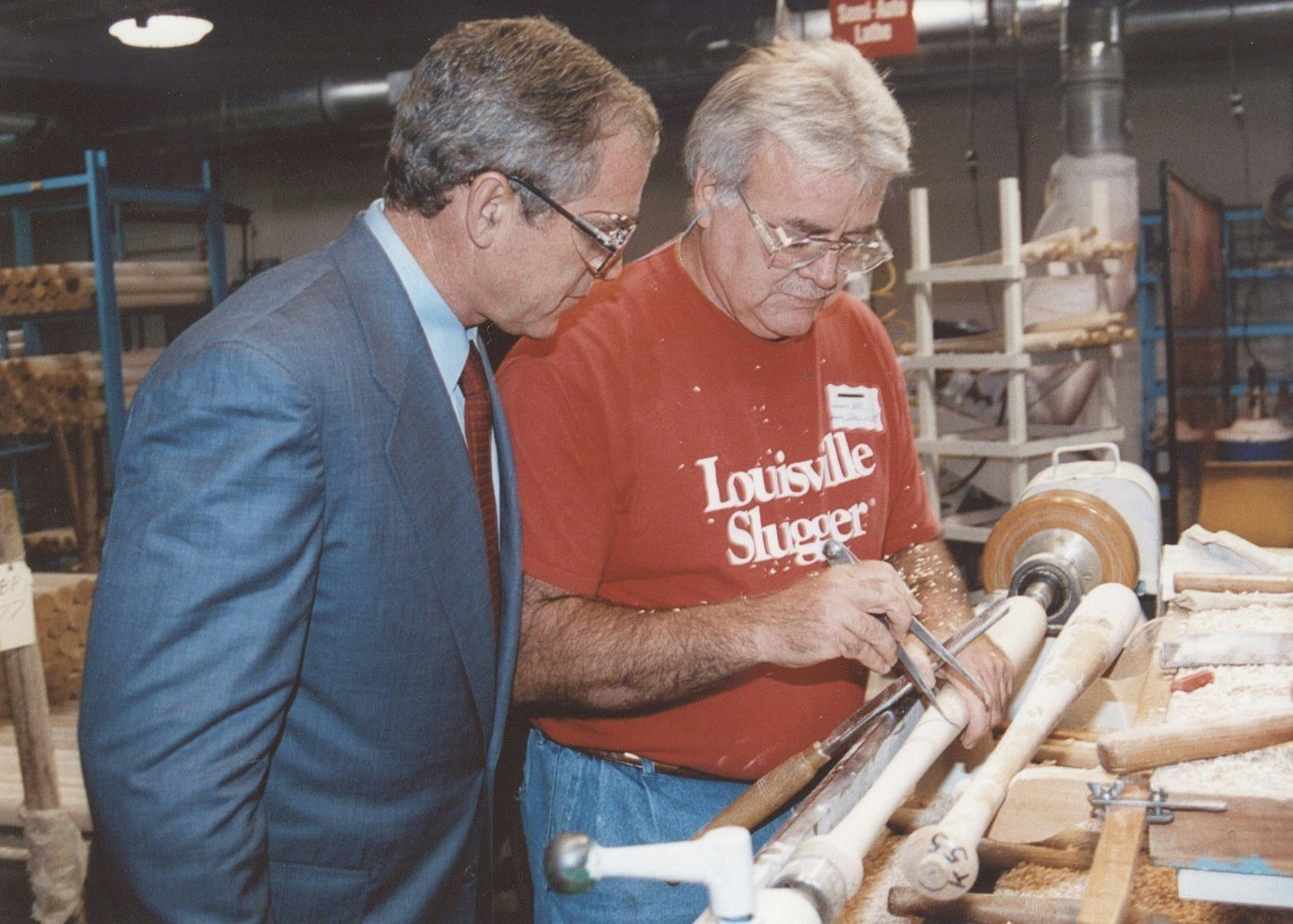 Louisville Slugger Museum Factory Blogs Presidential Pastime 5bush07 3 1