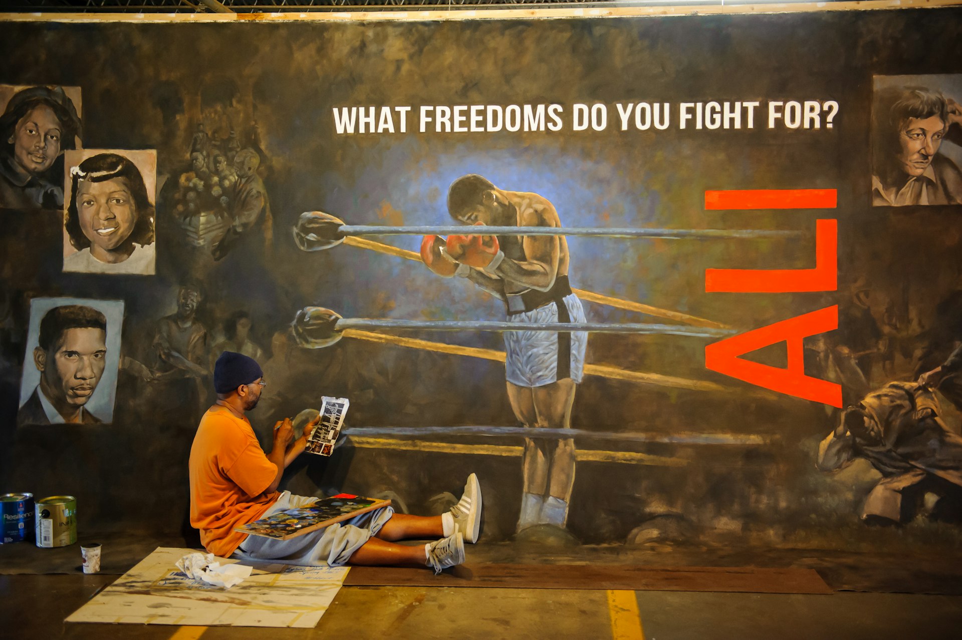 Louisville Slugger Museum Factory Blogs Mural Ali Aaron 132
